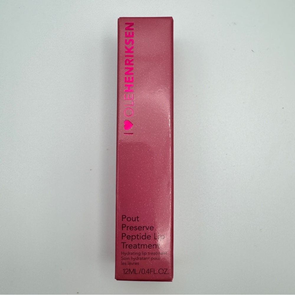 Ole Henriksen Glimmer LINGONBERRY Ltd Ed Pout Preserve Lip Treatment Gloss Balm - Picture 2 of 5